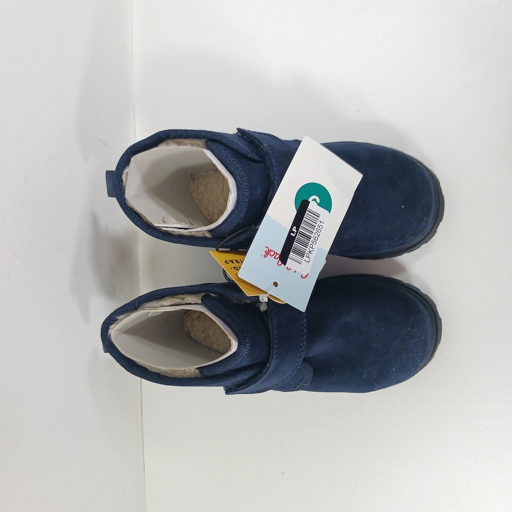 Cat & Jack Magnus Toddler Boys Navy Blue Faux Suede Chukka Boots Size 9 NWT - Picture 5 of 8